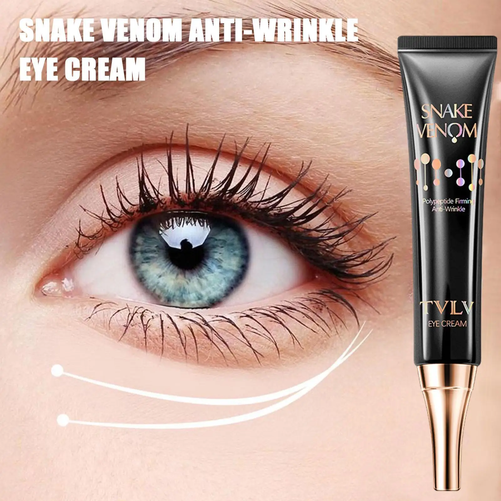 

Snake Venom Polypeptide Firming Anti-wrinkle Eye Cream Anti Puffiness Remove Dark Circles Brightening Moisturizing Eye Care 40ML