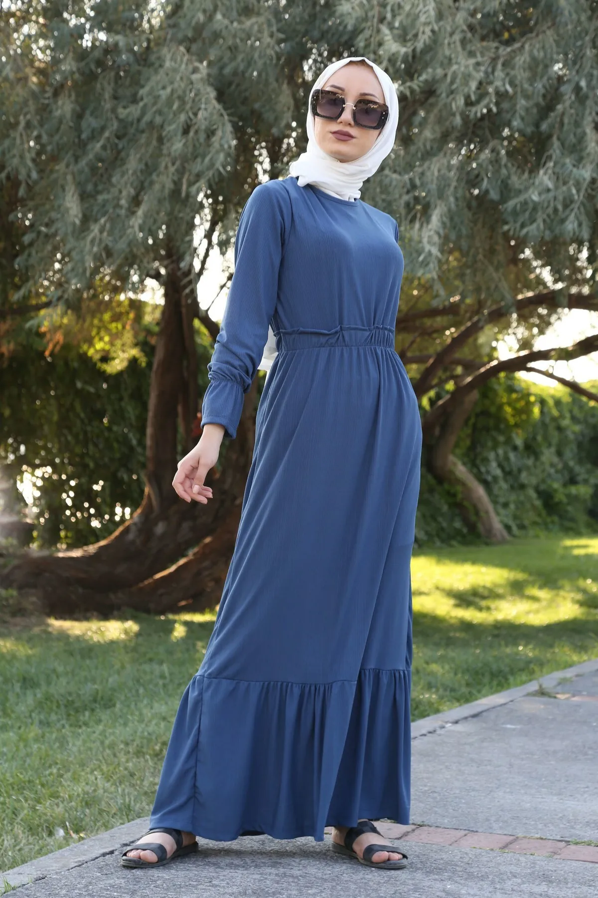 Платье женские платья 2021 кафтан абайя длинные мусульманские Вечерние Хиджаб