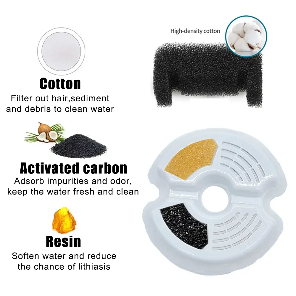 

Recirculate Cat for Filtring With Fountain Charging Water With Drinking Automatic Pet Dispenser USB Lighting LED Water Clean