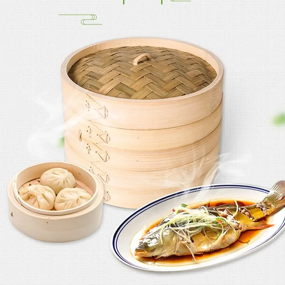 Китайская бамбуковая пароварка Dimsum