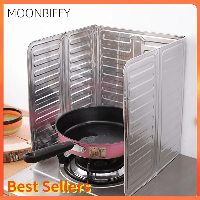 

1PCS/Set Kitchen Cooking Frying Oil Splashing Protection Gas Stove Removal Rust Kitchen Guard Against Stove Oil Splash Plate