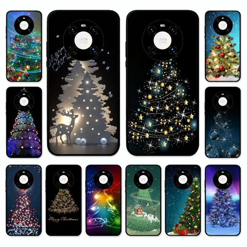 

Merry Christmas Tree Phone Case For Huawei Nova 7 Se 5 3i 3e 3 2 5i Mate 10 20 Lite 30 40 Pro 20x 9 Cover