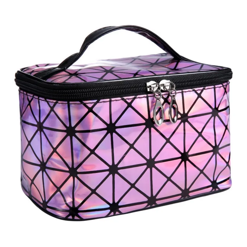 

Capacity Organizer Bag Foldable Cosmetics Bag Make Up Container Organizer Makeup Brush Holder Bathroom Makeup Storage Organizer