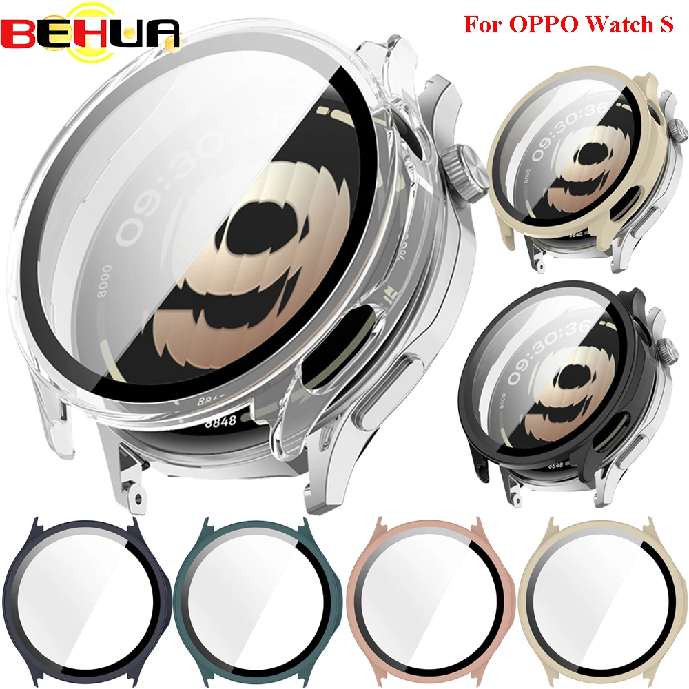 Фото Защитный чехол BEHUA для Oneplus Lite, чехол для Vivo/Oppo Watch S с пленкой, ударопрочный защитный корпус, аксессуары. №1