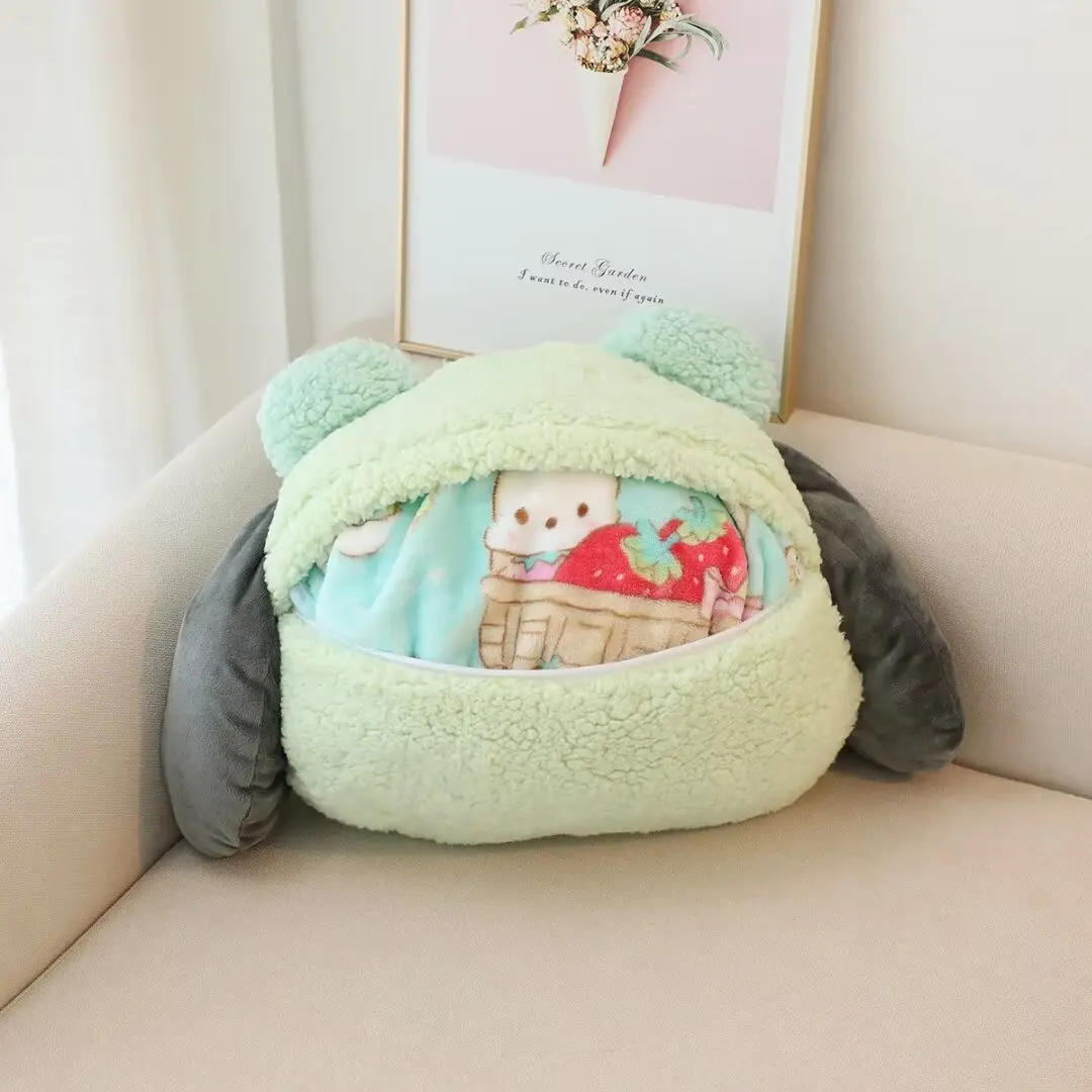 Удобное одеяло Kuromi My Melody набивная подушка в японском стиле подарочные плюшевые