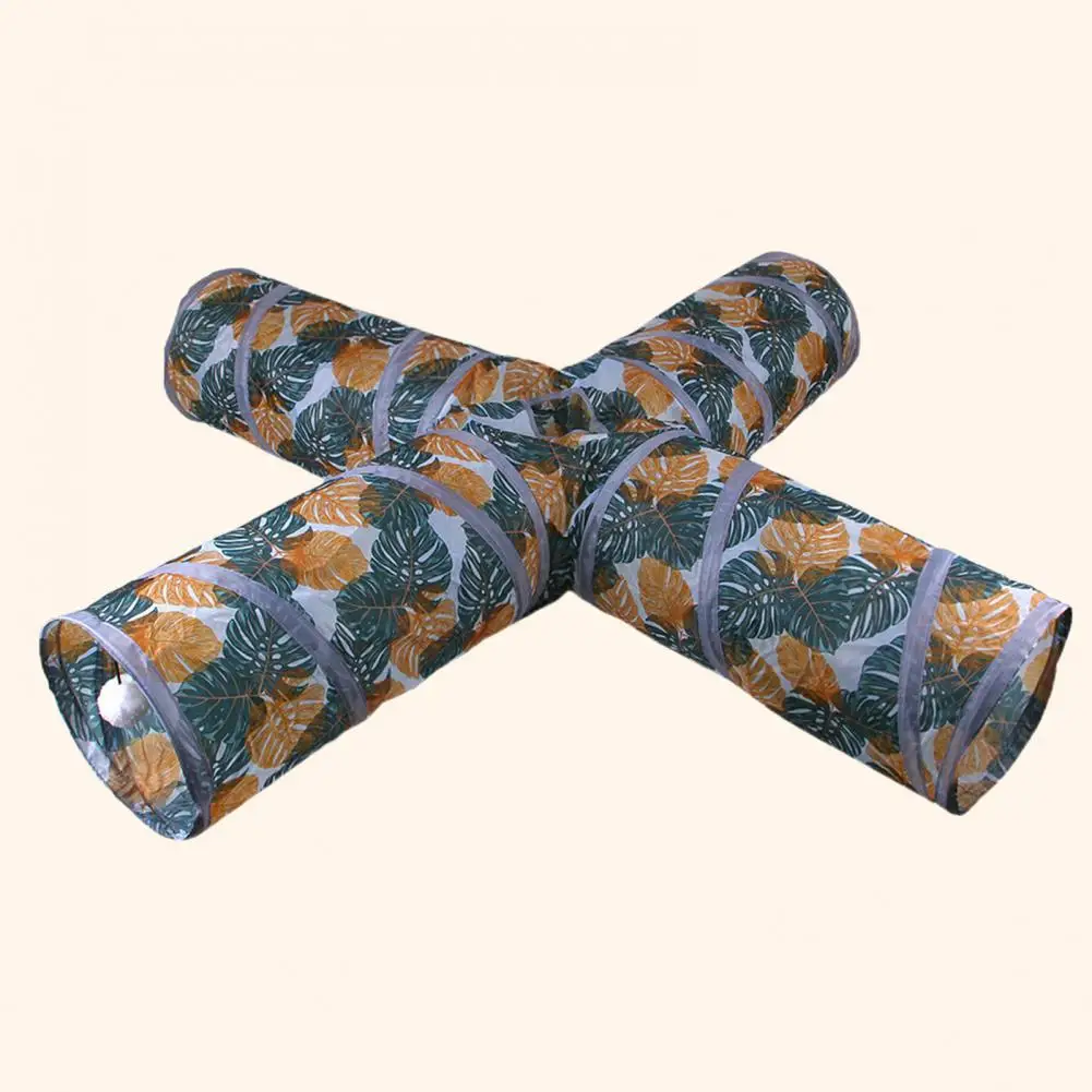 

Портативная 4-сторонняя Складная туннель для кошек для снятия скуки для дома