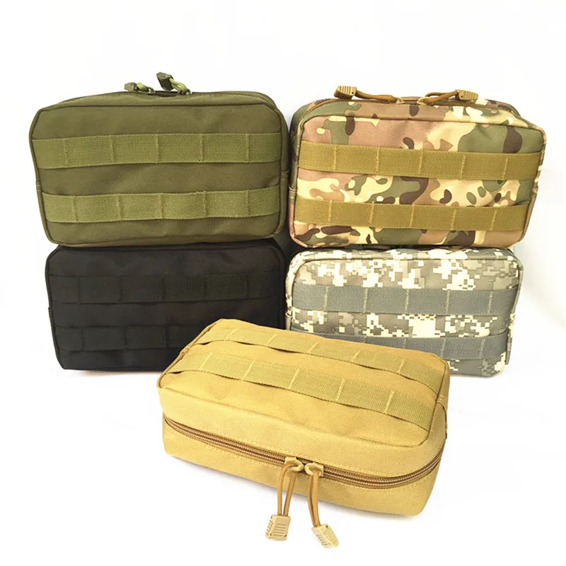 

Molle Tactical Belt Pouch Military Bag Magazine Waterproof Waist Pack Sport Bags Carrier Cell Phone Case For Backpack & Vest