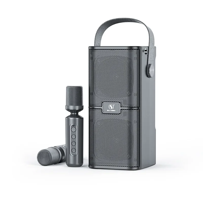 Внешний беспроводной Bluetooth-динамик YS-218 с двумя микрофонами KTV 3 дюйма