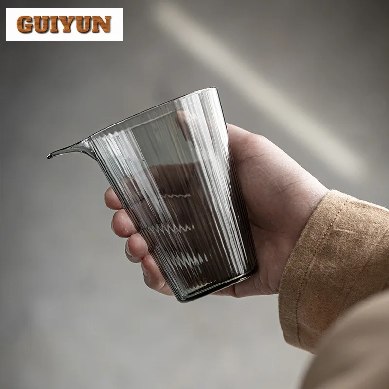 Кувшин для чая из боросиликатного серого стекла 300 мл