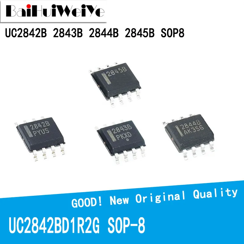 10 шт./лот UC2842BD1R2G UC2843BD1R2G UC2844BD1R2G UC2845BD1R2G UC2842B UC2843B UC2844B UC2845B SOP-8 Новый чипсет хорошего качества