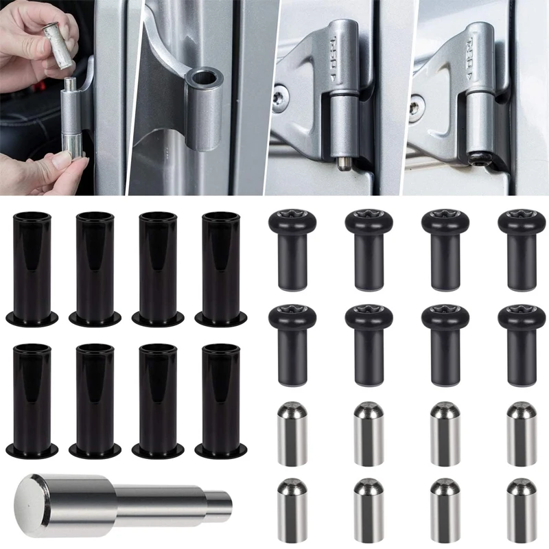 

Door Pin Guides & Door Hinge Nuts & Door Bushing Removal Tool For Jeep Wrangler JK,JL Sports Sahara Freedom Rubicon 2/4-Door