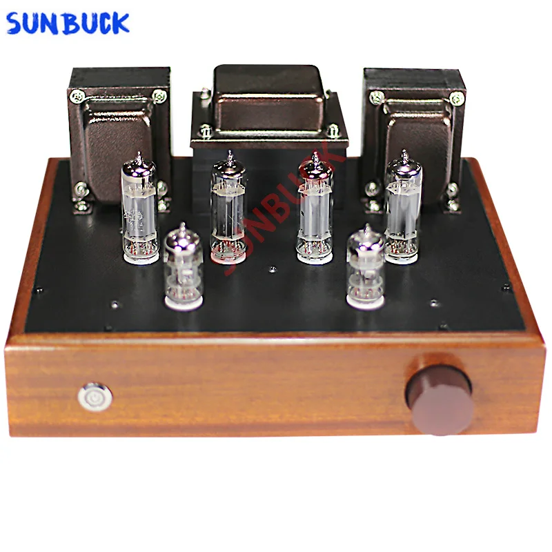 Sunbuck Reference Dynaco 12AX7 Push 6P14 EL84 Push-Pull Vacuum Tube Amplifier 2.0 Stereo 10W Vacuum Tube Amplifier DIY Kit Audio