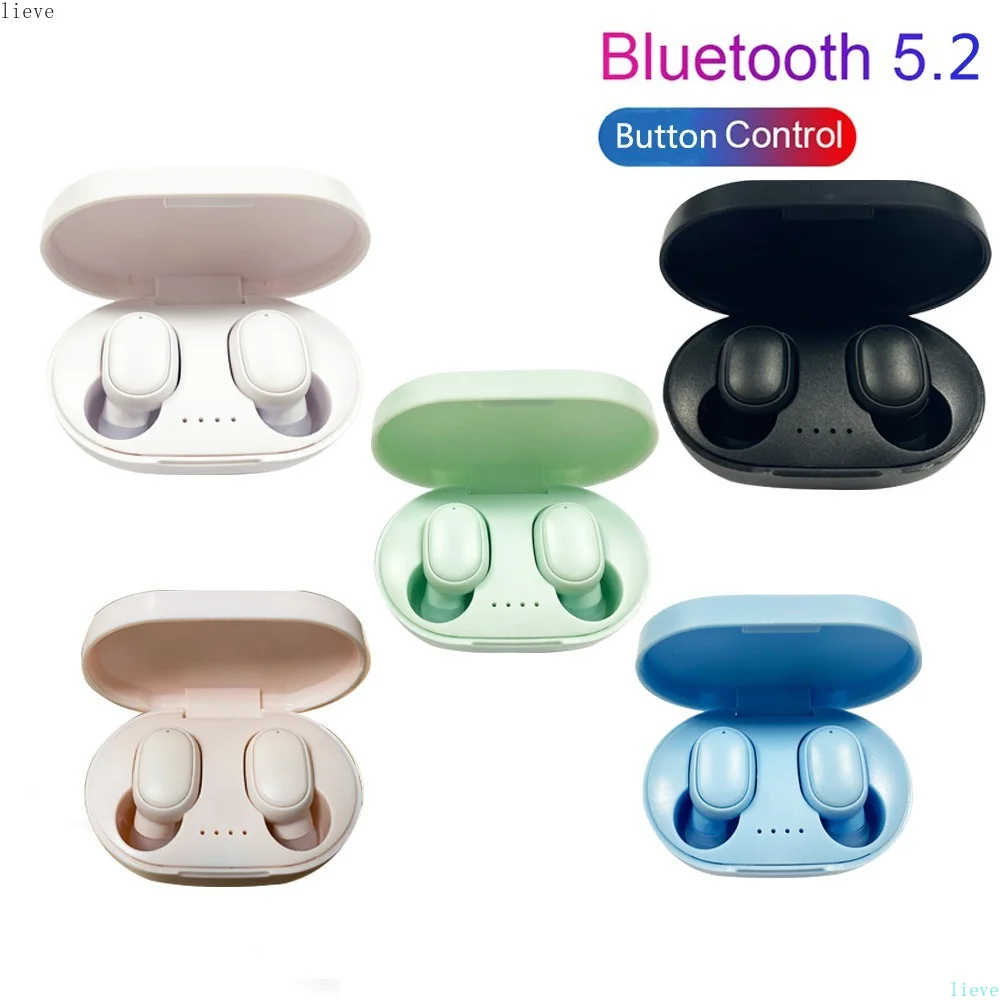 

A6S Bluetooth Headset Outdoor Sports Mini Wireless Headset Bluetooth 5.2 Button With Battery Car Earpods For Phone Free Shipping