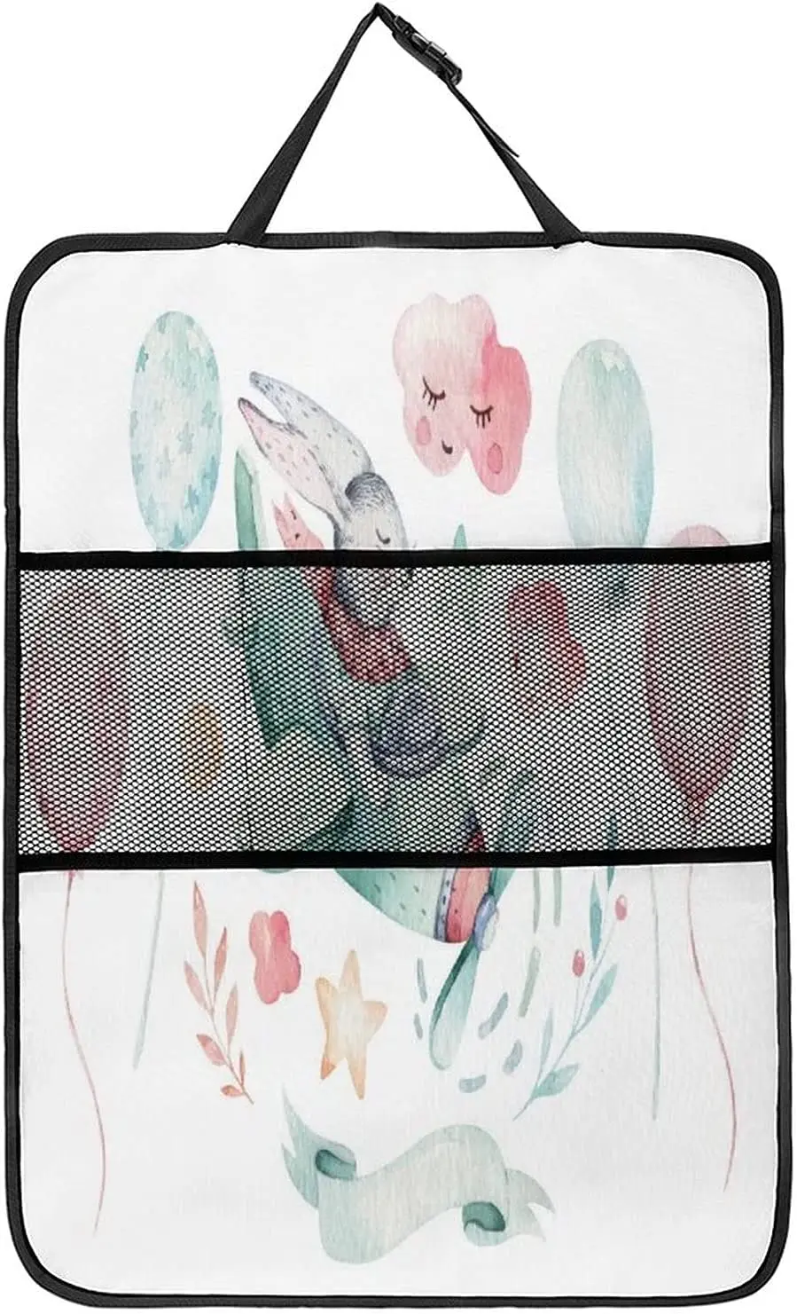 

Watercolour Illustration of an Animal in Flight Interior Accessories Anti-Kick Pads for car Seats,Anti-Scratch,Anti-Dirty,Suitab