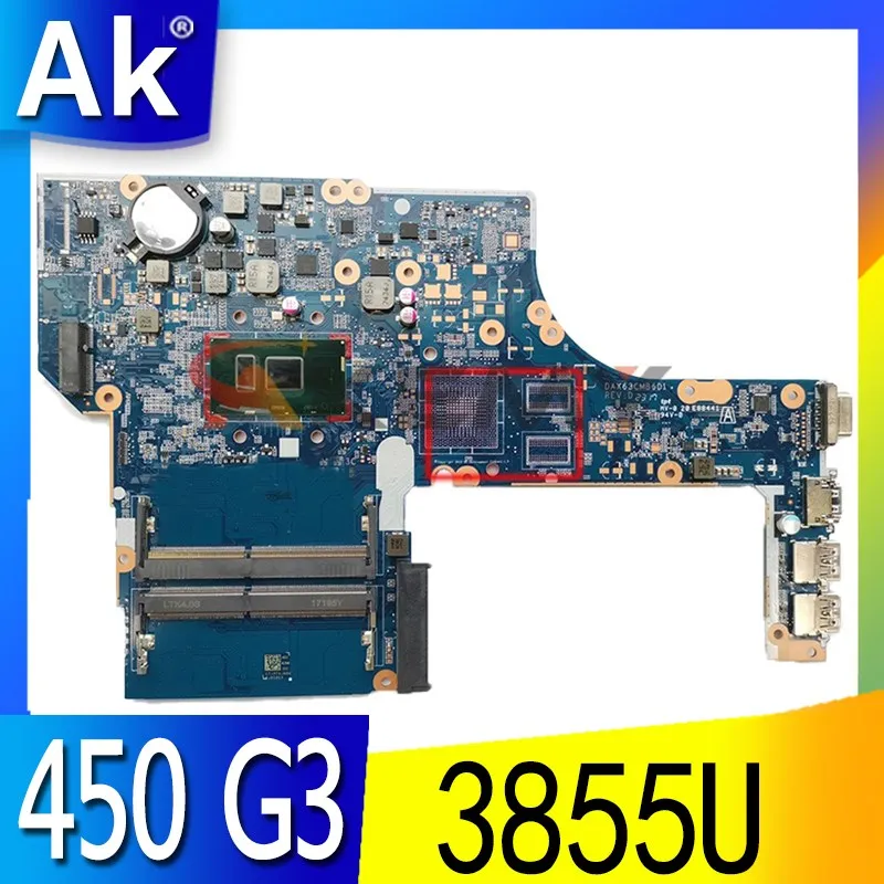 

DAX63CMB6D1 DAX63CMB6C0 855669-001 855669-601 855674-601 for HP PROBOOK 450 G3 Laptop motherboard Test OK