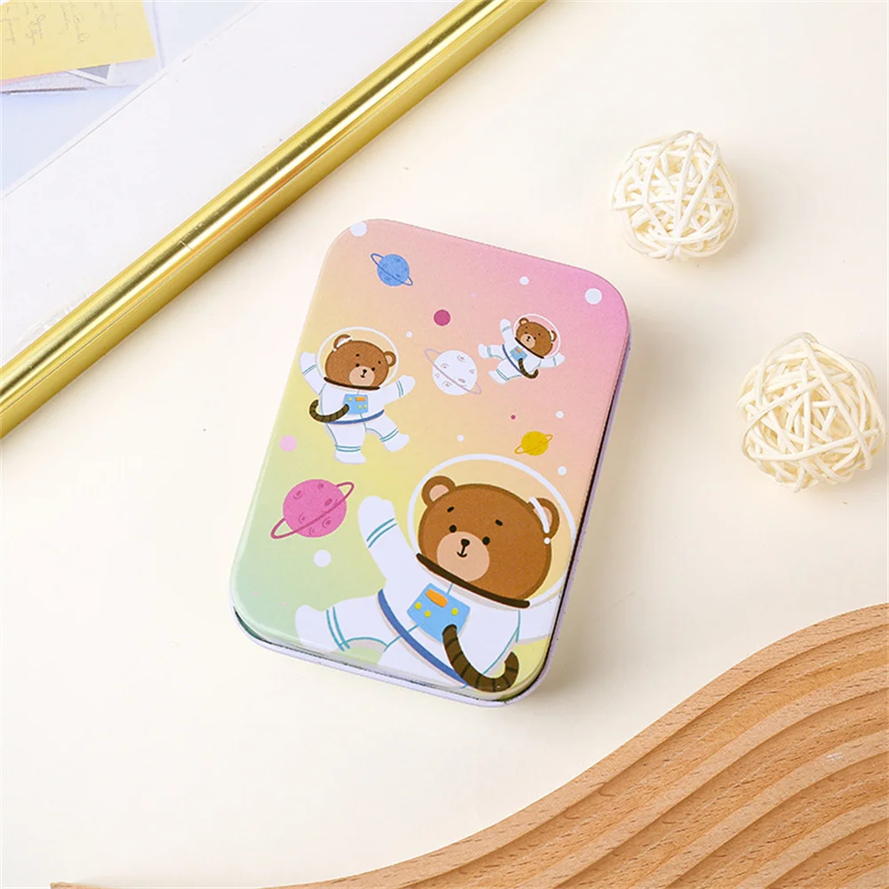 Креативная Милая жестяная коробка для хранения металлическая упаковка
