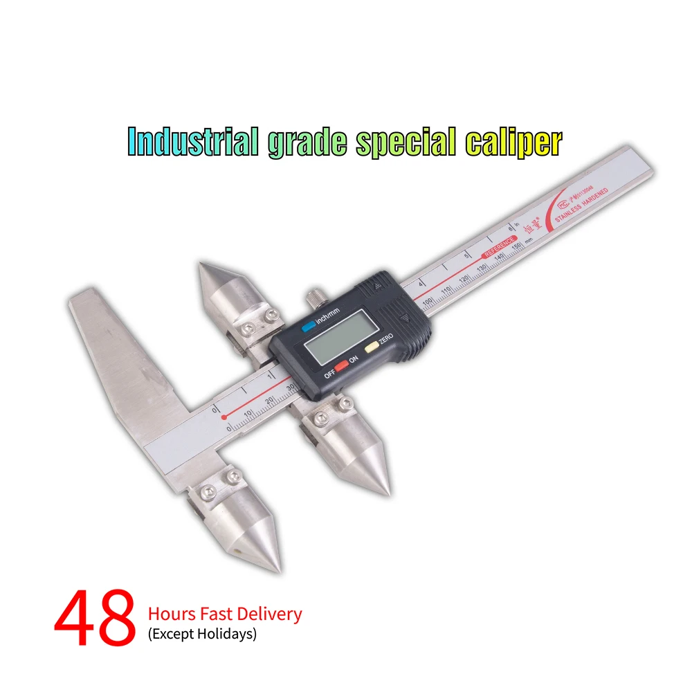 

Center Distance Digital Caliper Measuring Range 10-150 10-200 10-300mm Edge To Center Distance Digital Caliper Measuring Tools