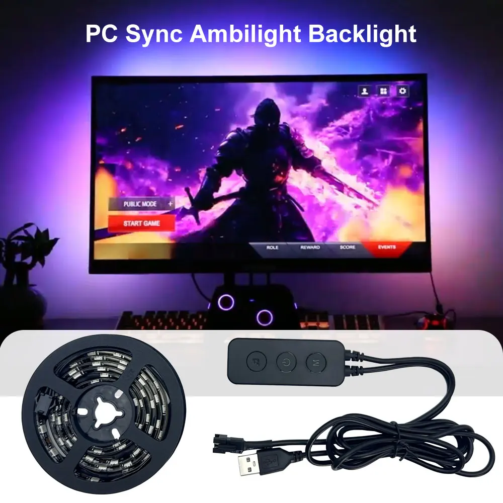 

FUNZENXIN RGB светодиодная лента для ПК 60 LED/м
