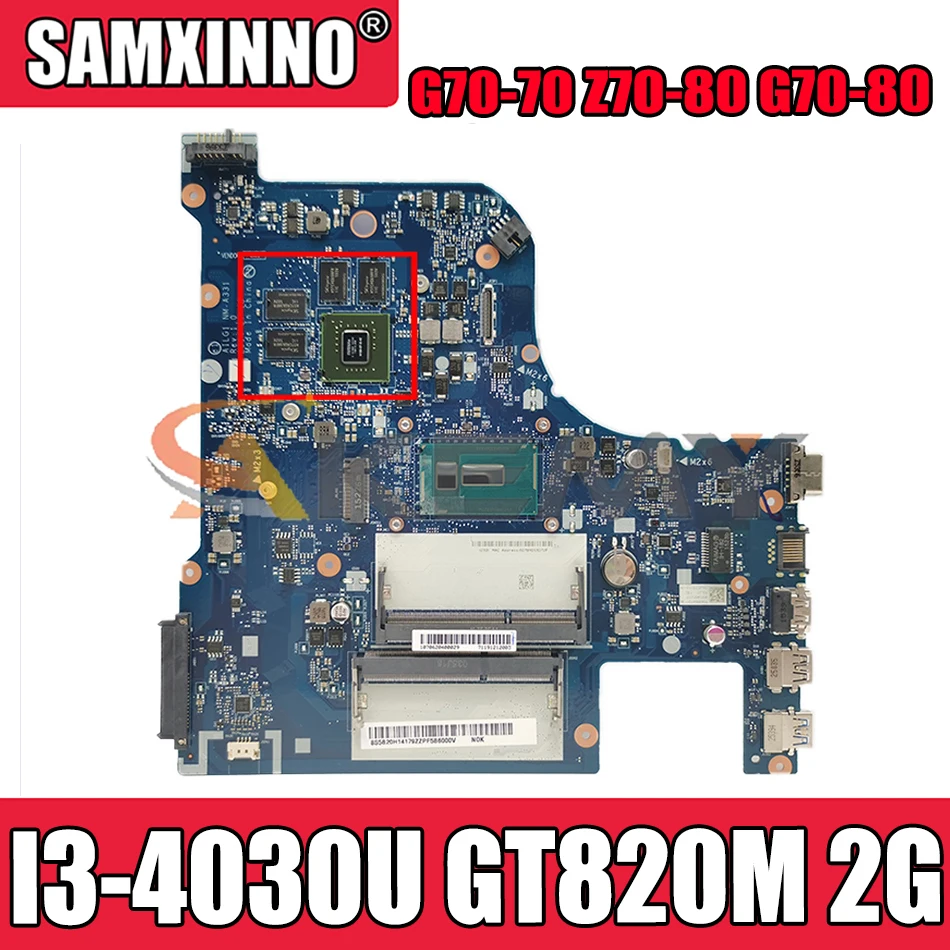 

Материнская плата Akemy AILG1 NM-A331 для Lenovo G70-70 Z70-80, материнская плата для ноутбука I3 4030U GT820M 2G 100%, работает