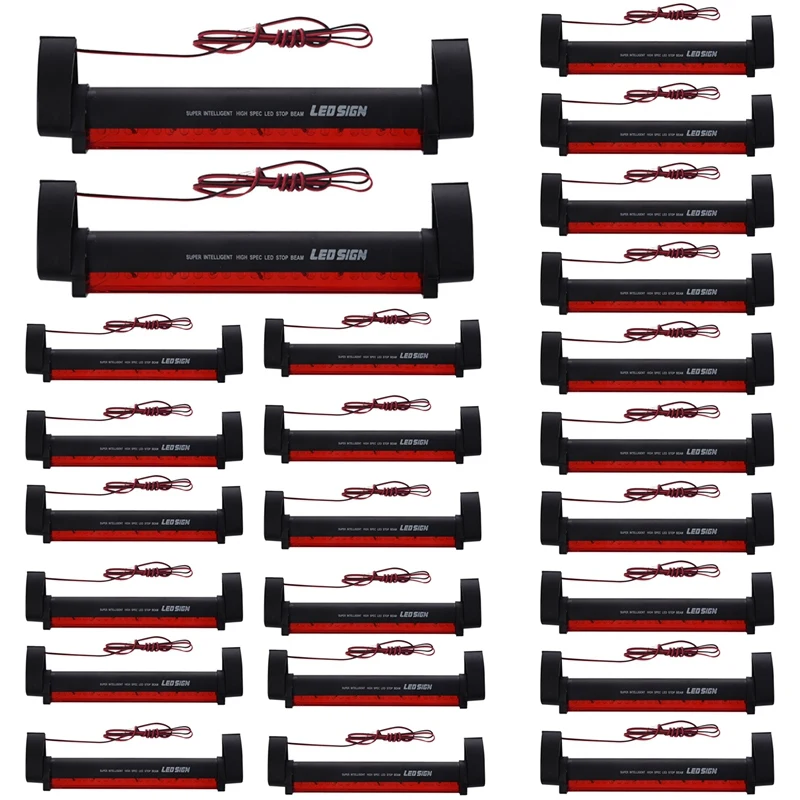 

2 шт., Автомобильные стоп светильник лы, 24 светодиода, 12 В постоянного тока