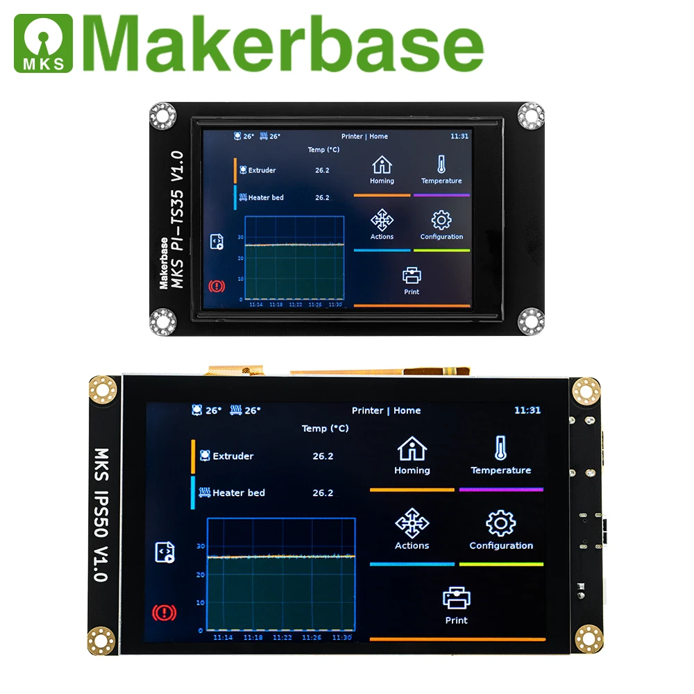 Makerbase MKS плата для 3D принтера четырехъядерный 64-битный SOC работает с Klipper и 3 5/5 0