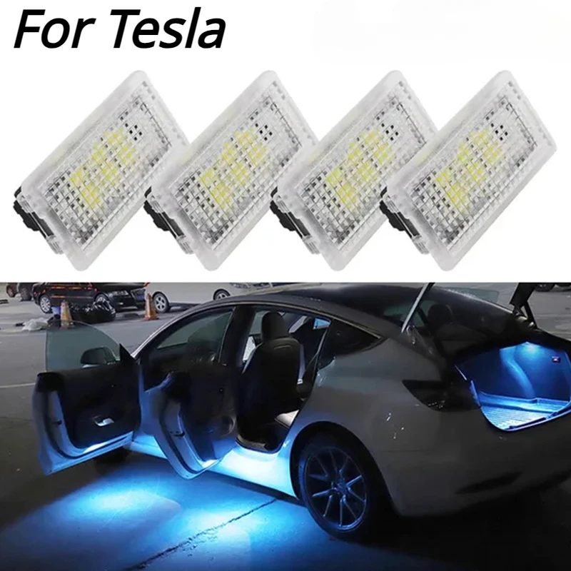 

Супер яркий интерьер, фотолампа, комплект аксессуаров для Tesla Model 3 Y S X, подходит для багажника, двери багажника, лужайки, фонари Footwell