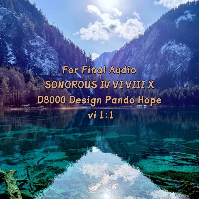 Фото Кабель для наушников из чистого серебра 99% (8 жил) для Final Audio SONOROUS IV VI VIII X D8000 Design Pando Hope vi 1:1 Headphone 9002 №1