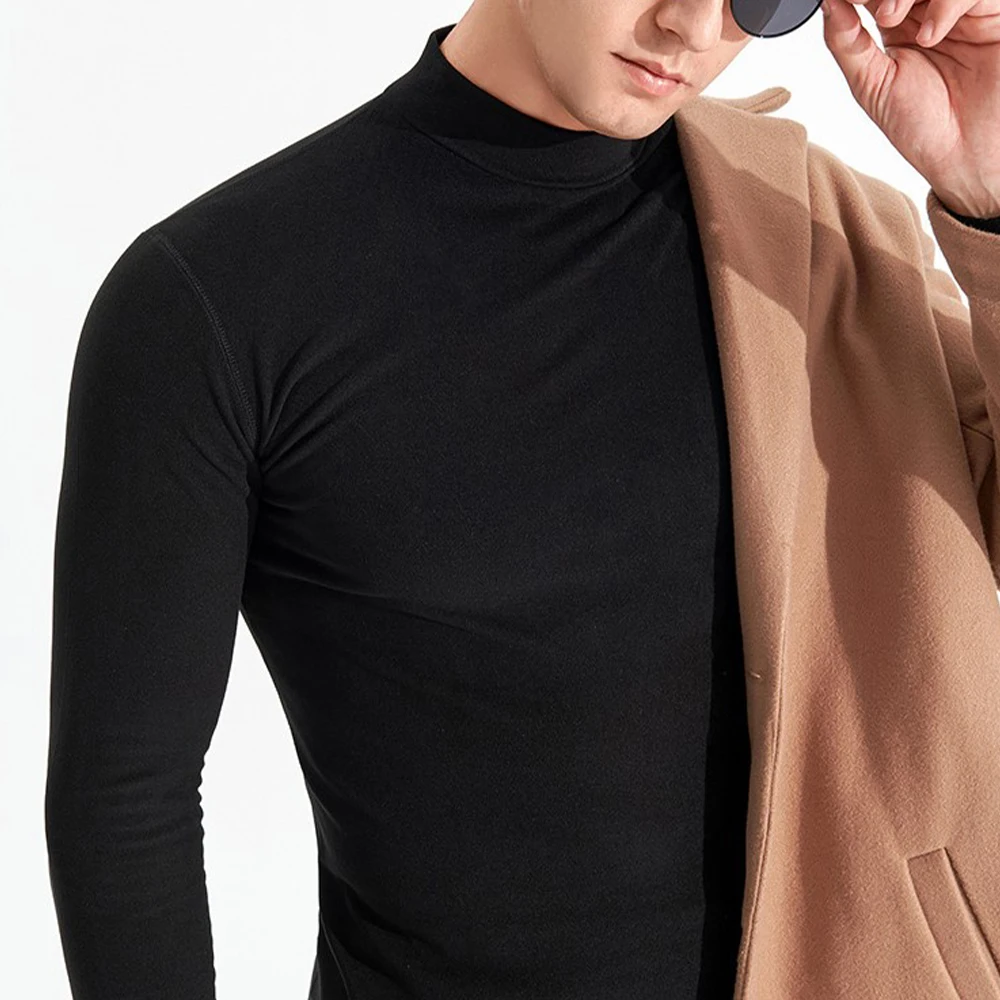 

5Colors Men\\\\\\'s T-Shirts Undershirt Slim Fit Thermal Tops Tops Thermal Underwear Underwear Base Layer Winter Undershirt