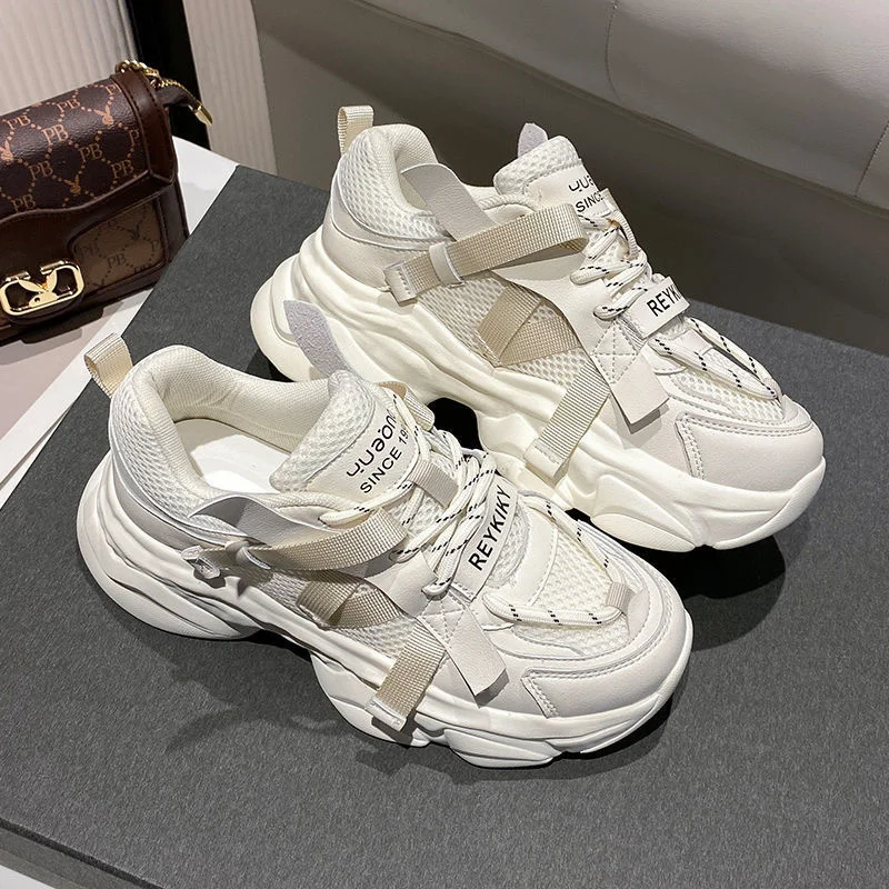 

Женские кроссовки на массивной подошве, новинка, дизайнерская обувь для мужчин и женщин, спортивная обувь, повседневные кроссовки размера плюс 41, 42