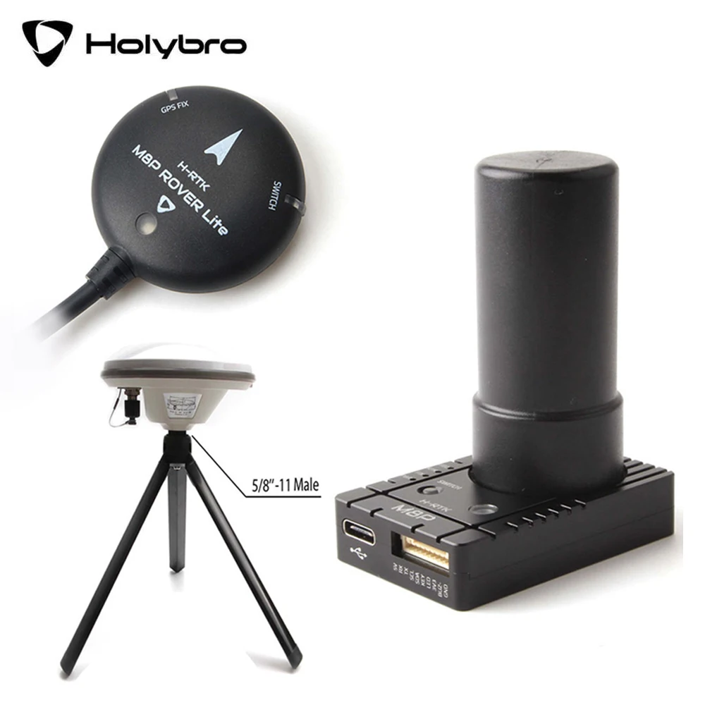 

Holybro H-RTK M8P Rover Lite | Helical | Base Differential High-precision GNSS Positioning System for RC Multicopter FPV Drone
