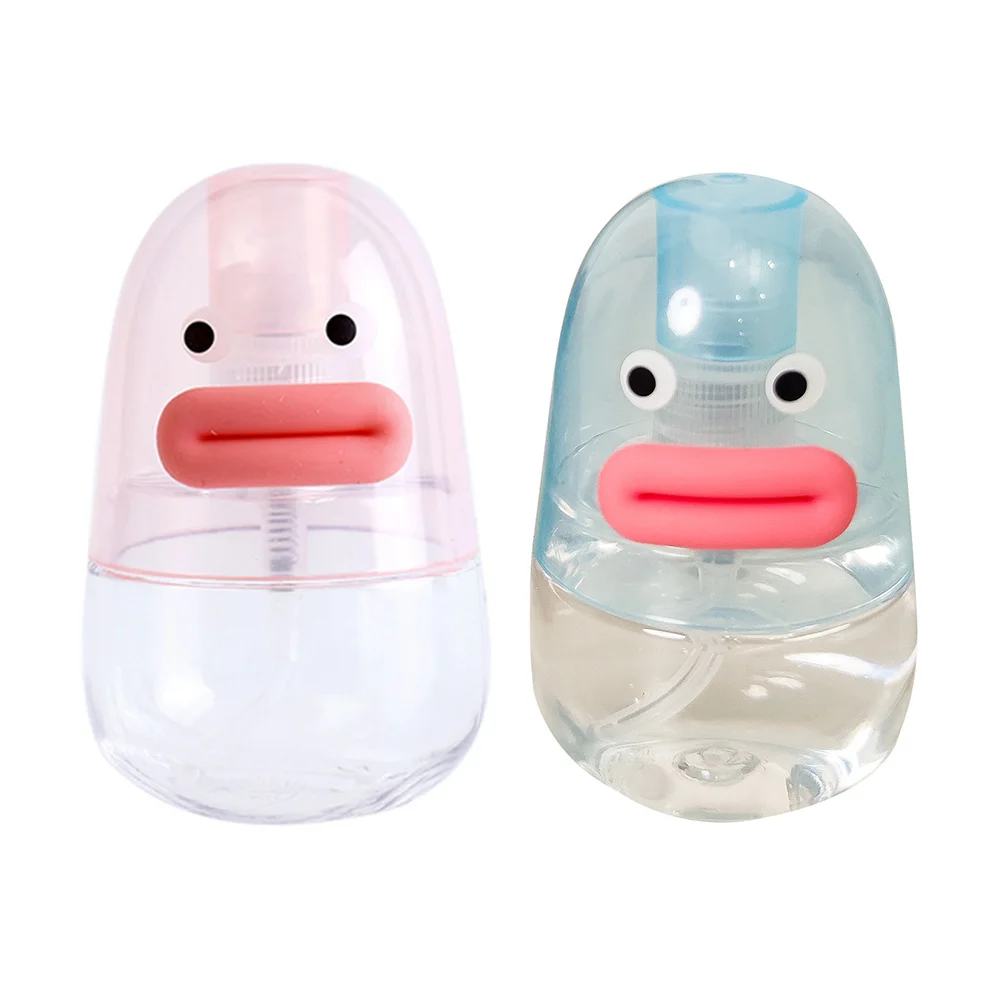 

2Pcs Portable Travel Containers Cartoon Sub Bottles Adorable Cosmetic Bottles Travel Accessory