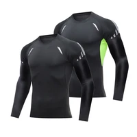 mens cycling tights quick dry fitness long sleeve breathable running sports basketball training clothing sport t shirt