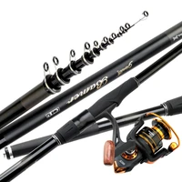 2pcslot rock fishing rod 3 6 6 3m carbon fiber telescopic fishing rod fly fishing for carp fishing spare tip 00026