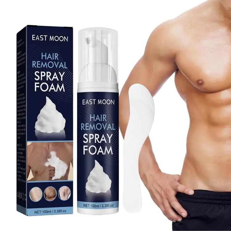 

Foaming Hair Remover Depilatory Cream Chest Hair Removal Spray Effective Men's Grooming Supplies For Leg Chest Facial Underarm