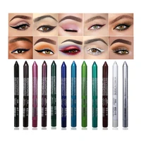14 color eyeliner gel pen pearl eye shadow pen waterproof not smudge new explosion style free shipping