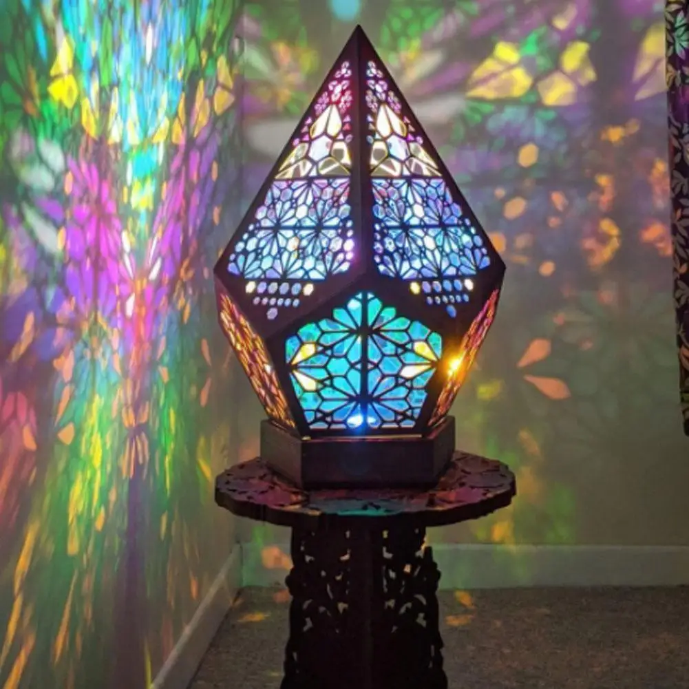

Bohemian starry sky floor projection lamp Projector Led Lights J9Q8