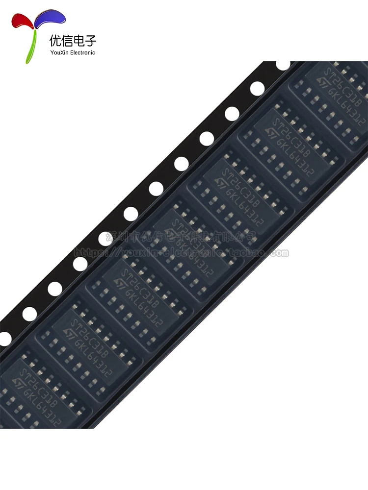 Оригинальный оригинальный чип дифференциального провода ST26C31BDR SOP-16 CMOS