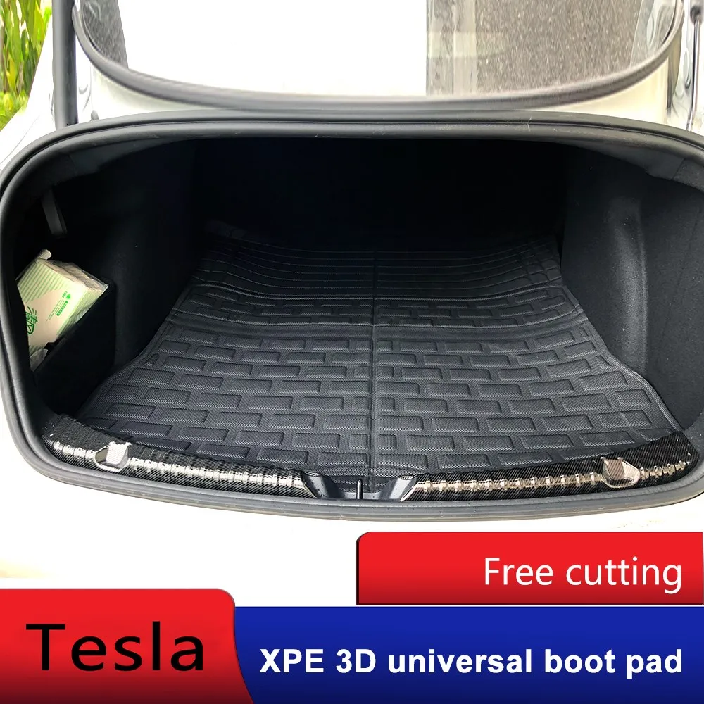 

For Tesla trunk cushion model 3 / Y universal all models are suitable for waterproof free cutting XPE trunk protective pad