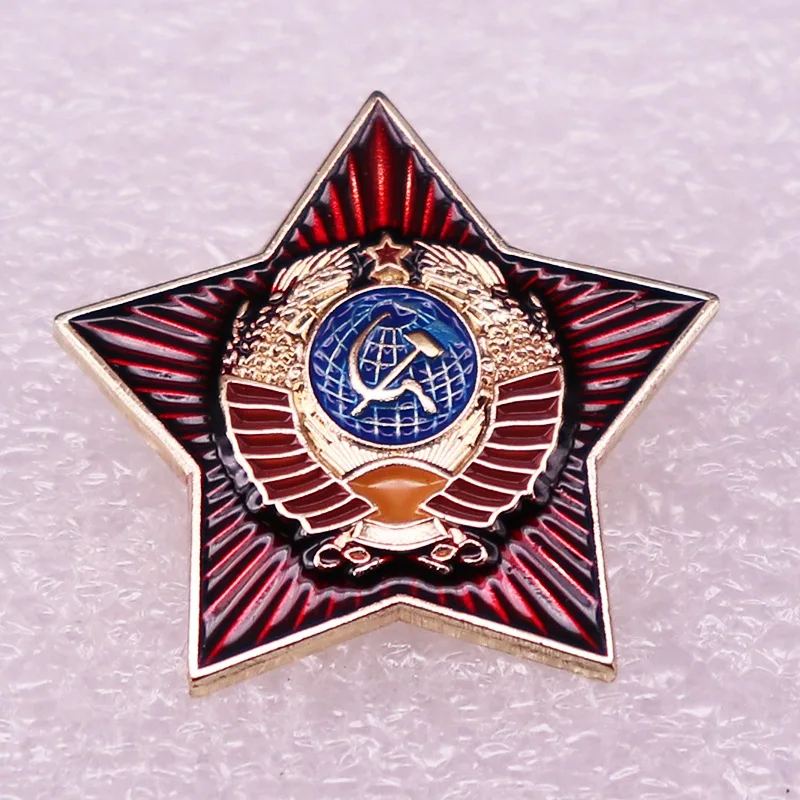 

Советская Красная Звезда значок эмаль булавки