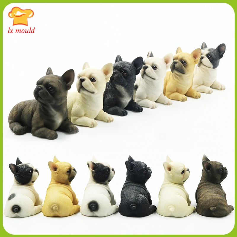 

3D Animal Silicone Fondant Mould Cake Decor Icing Sugarcraft Chocolate Mold French Bulldog