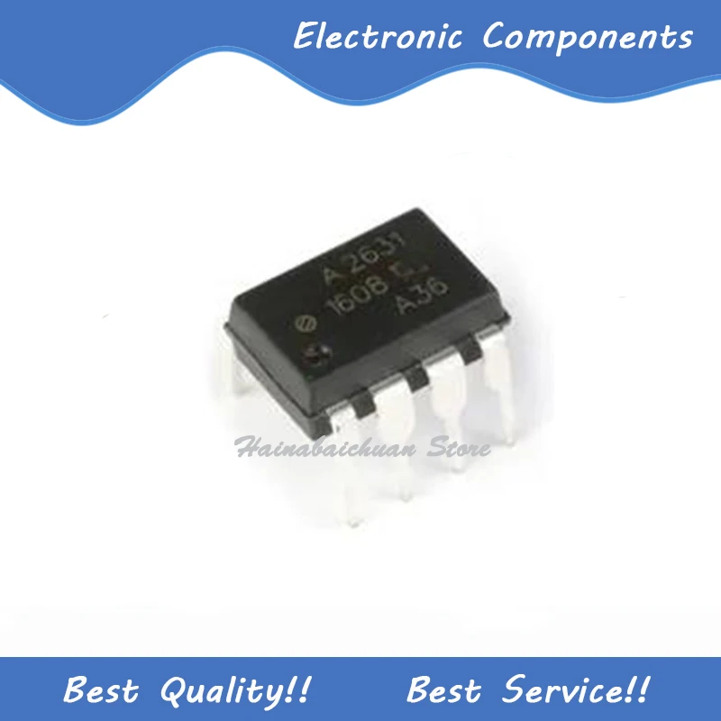 10 шт./партия, новые и оригинальные фонарики HCPL-2631-000E DIP8
