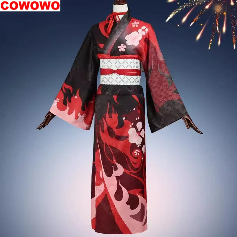 Genshin Impact Hanyuuda Chizuru кимоно женский косплей костюм Cos Game аниме вечерние униформа