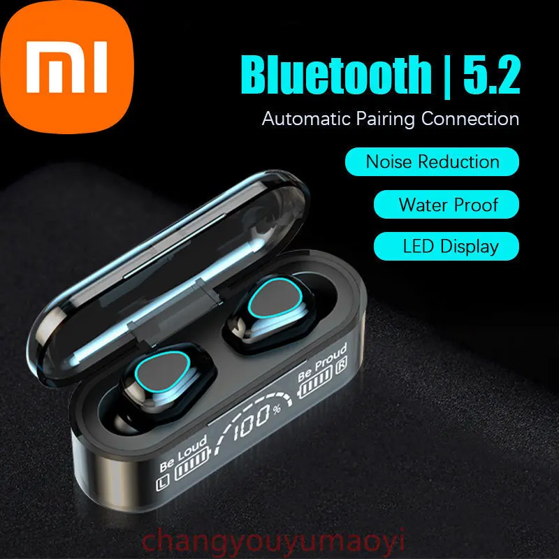 

Беспроводные наушники Xiaomi, TWS наушники с микрофоном, с поддержкой Bluetooth Hi-Fi, с зарядным футляром