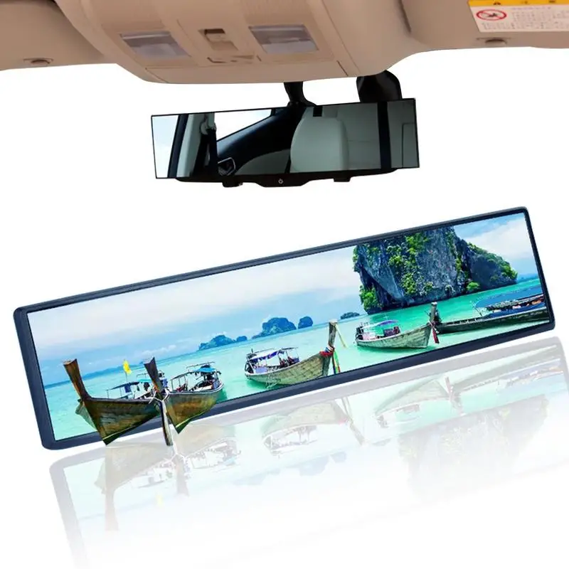 

Зеркало заднего вида автомобильное, универсальное Панорамное широкоугольное зеркало заднего вида для автомобилей, внедорожников, седанов, грузовиков