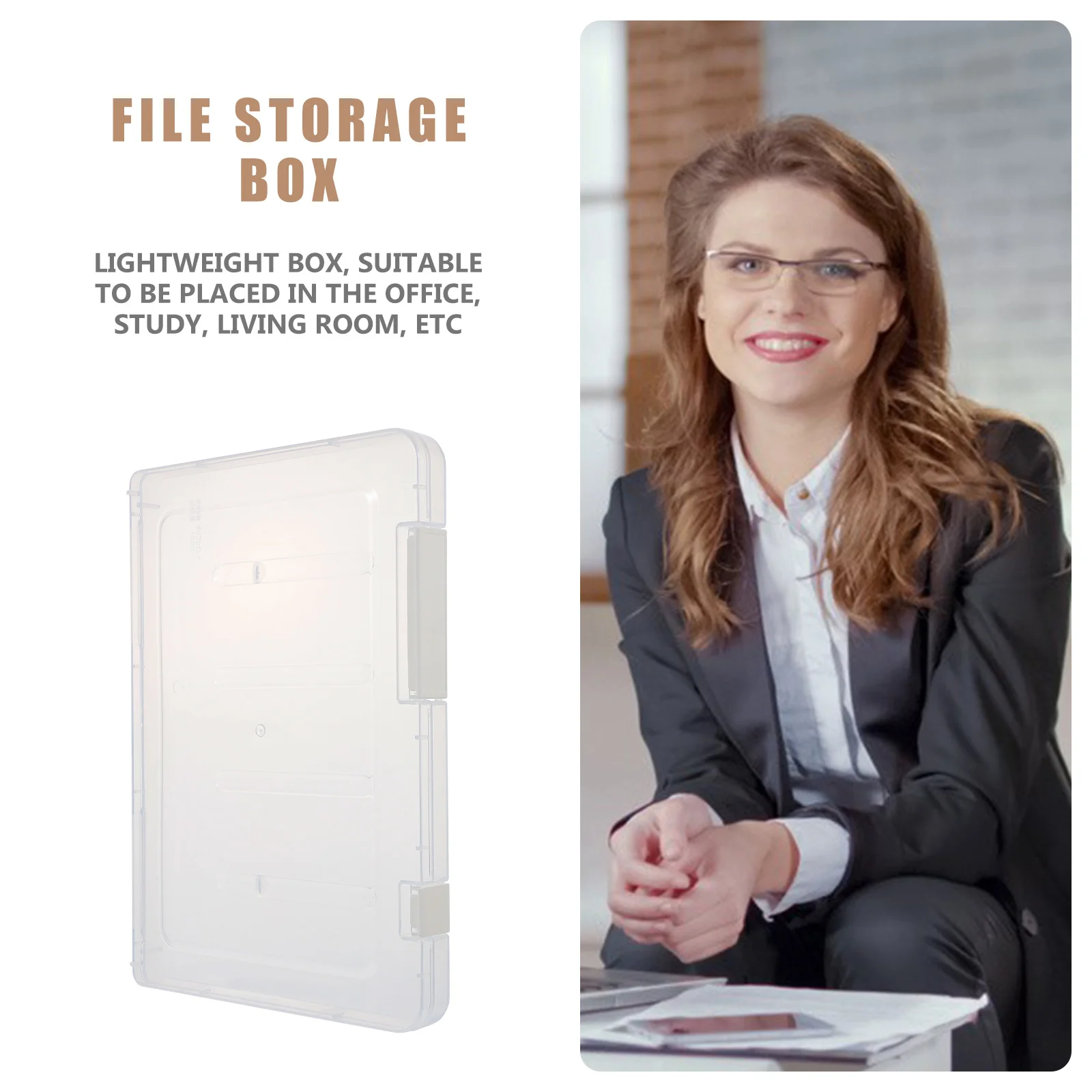

File Drawer Organizer Storage Box Holder Container Useful File Case Plastic Bins Protector Organizer Travel Drawers