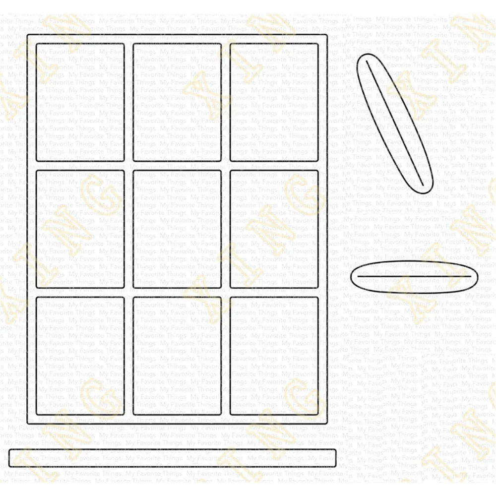 

Window Seat Metal Cutting Dies Scrapbook Diary Decoration Stencil Embossing Template Diy Greeting Card Handmade 2022 New Arrival