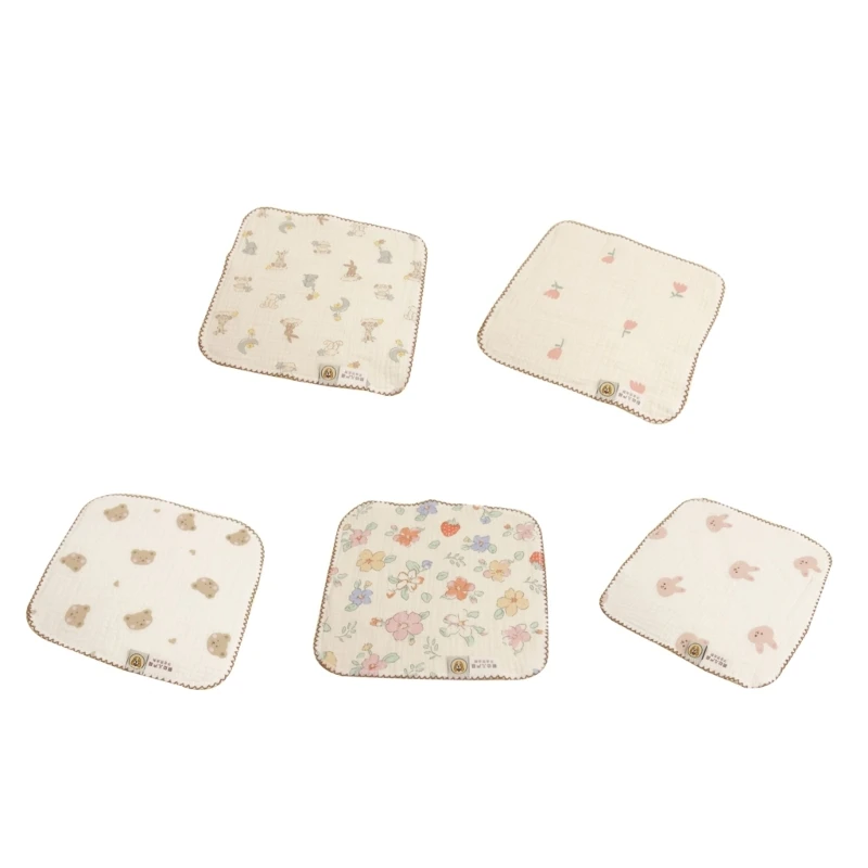 

Baby Towel Thick-Layer Handkerchief Drool Bib Burp Cloth Soft Sweat Absorb Towel