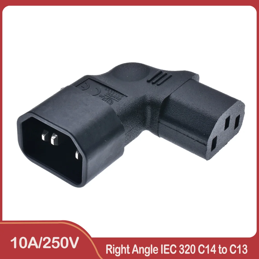 Прямоугольный IEC 320 C14, 3-контактный штекер на гнездо C13, PDU, PSU, стандартный удлинитель питания, розетка для ЖК-телевизора, настенное крепление