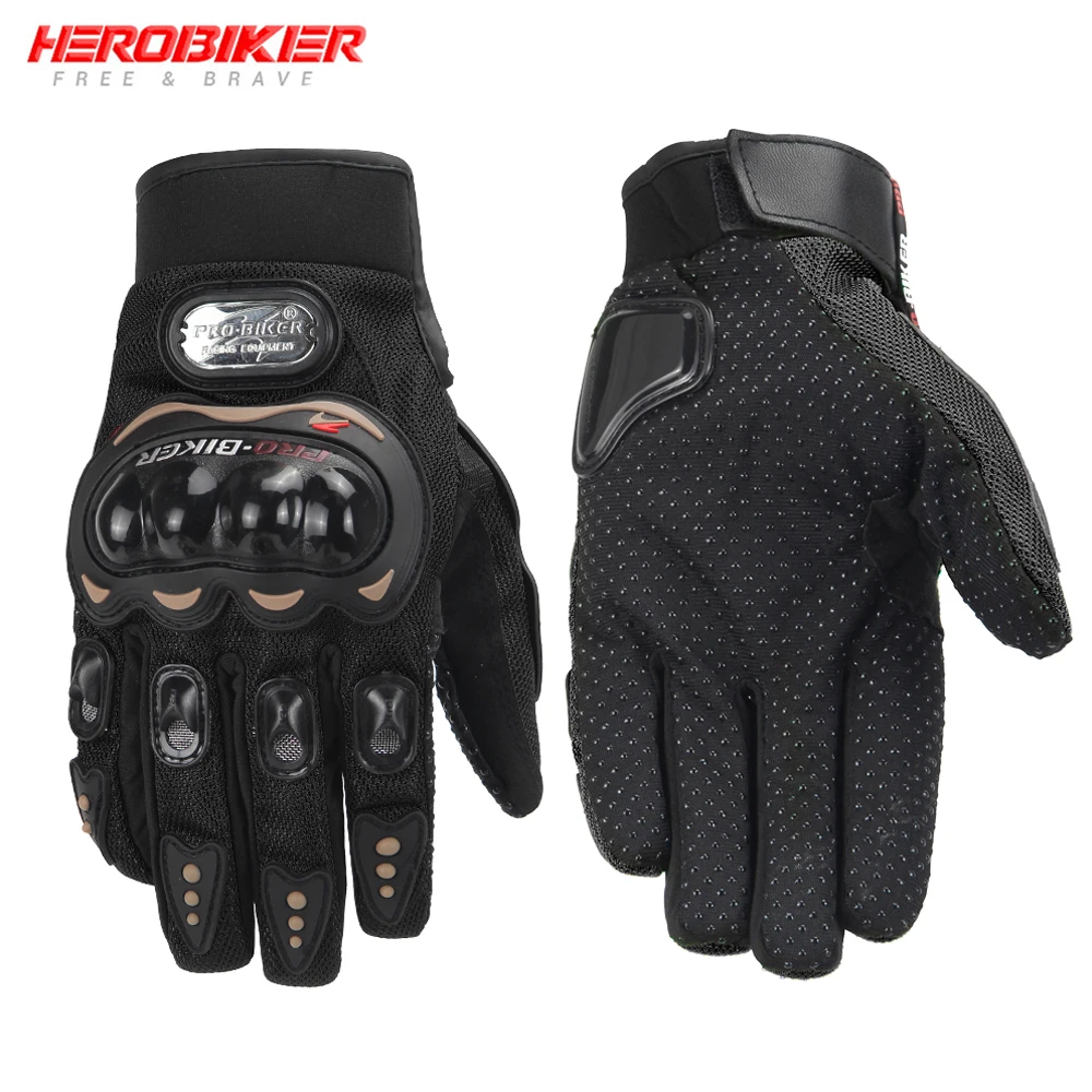 

Motorcycle Riding Gloves With Protection Summer Full Finger Glove Waterproof Breathable Moisture Wicking Moto Racing Accessories