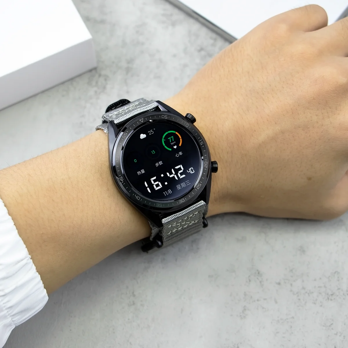 Нейлоновый ремешок для Samsung Galaxy Watch 3 CAOWTAN 22 мм